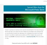 NCSAM coupon verification screenshot