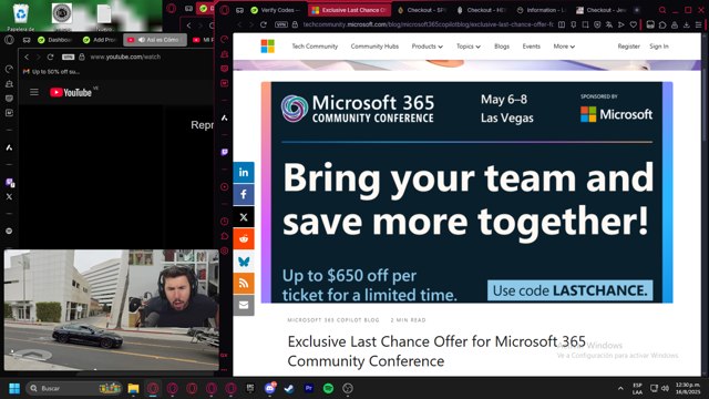 Microsoft Store checkout page showing Microsoft Store promo code box | Screenshot taken by SimplyCodes community member on Aug 16, 2025