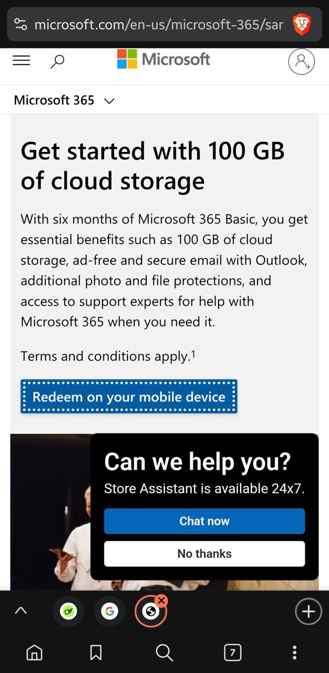 Microsoft Store checkout page showing Microsoft Store promo code box | Screenshot taken by SimplyCodes community member on Sep 5, 2025