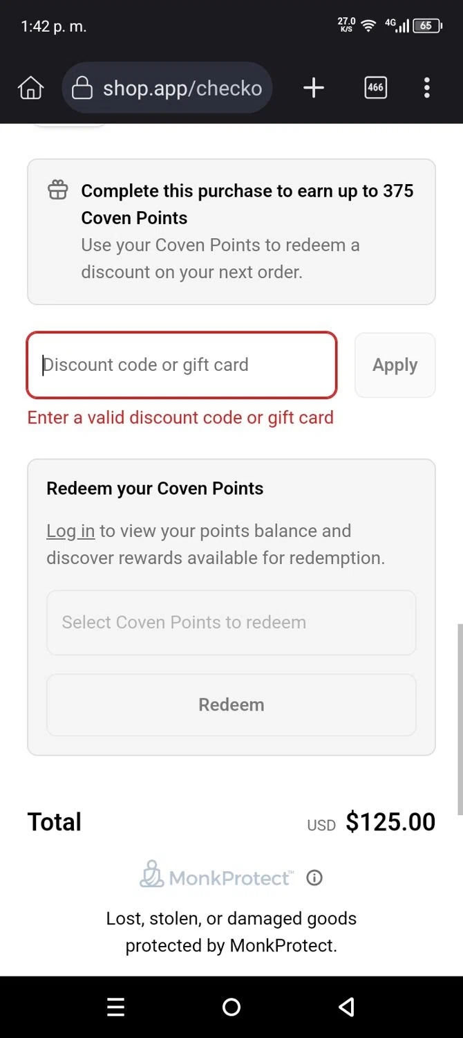 Midnight Hour discount code screenshot showing code GIFTINGHEX applied at Midnight Hour checkout page. Uploaded by SimplyCodes community member BrilliantHero1199 on Dec 28, 2025