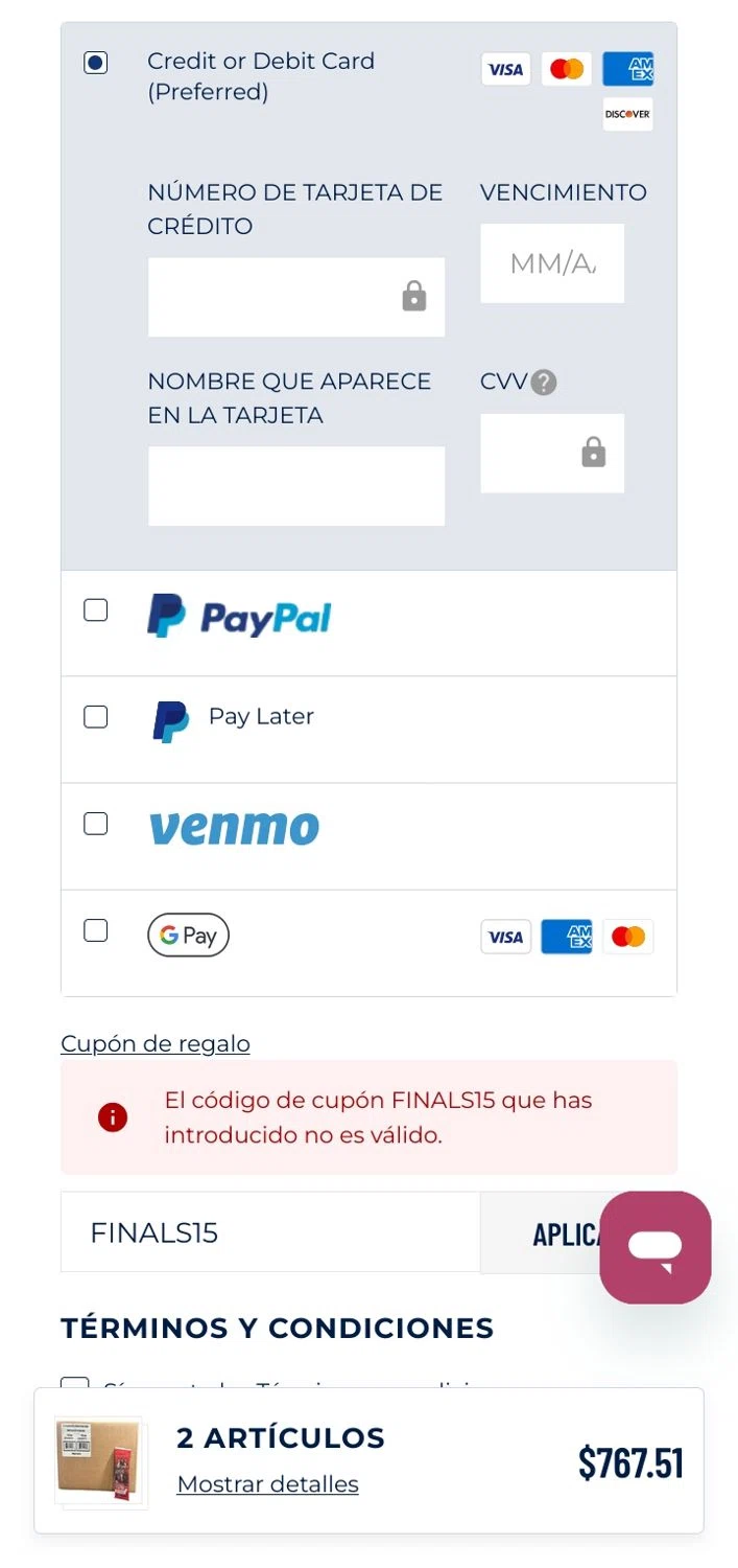 Midwest Cards coupon code screenshot showing code FINALS15 applied at Midwest Cards checkout page. Uploaded by SimplyCodes community member JesusLand2004 on Jun 26, 2025