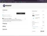 Midwest Industries Inc coupon verification screenshot