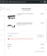 Midwest Industries Inc coupon verification screenshot