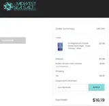 Midwest Sea Salt Company coupon verification screenshot