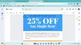 PRIME25 coupon verification screenshot