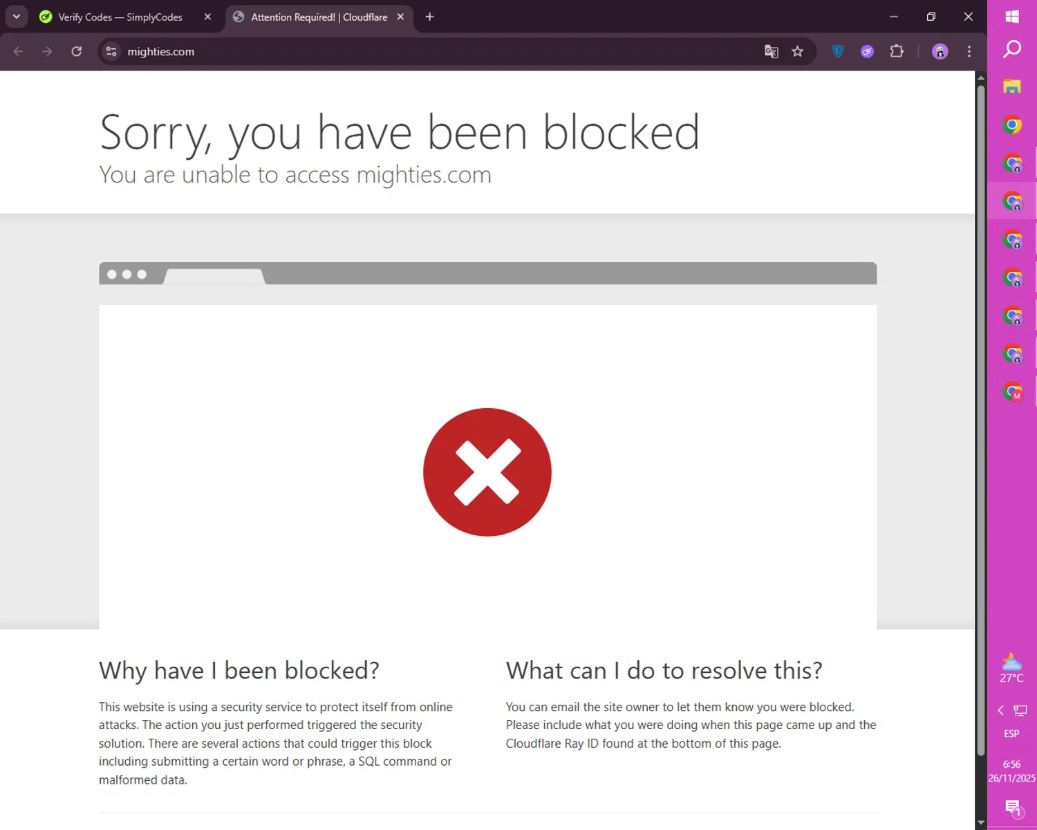 Mighties promo code screenshot showing code MIGHTIES20 applied at Mighties checkout page. Uploaded by SimplyCodes community member CashSaver4711 on Nov 26, 2025