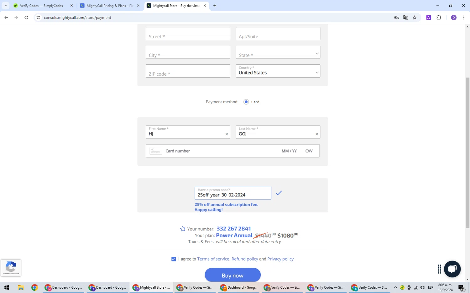 how to use MightyCall coupons