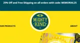MEMORIAL25 coupon verification screenshot