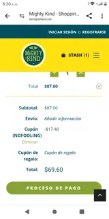 NOFOOLING coupon verification screenshot