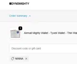 NINNA coupon verification screenshot