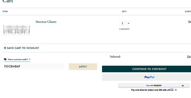 Mignon Faget checkout page showing Mignon Faget promo code box | Screenshot taken by SimplyCodes community member on Aug 30, 2025