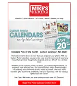 Mike's Camera coupon verification screenshot
