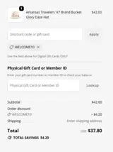 Jacksonville Jumbo Shrimp coupon verification screenshot