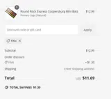 Jacksonville Jumbo Shrimp coupon verification screenshot