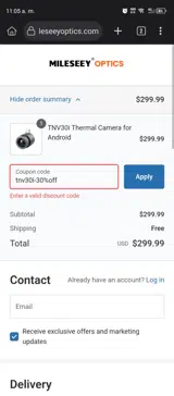 tnv30i-30%off coupon verification screenshot