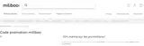 FLEUR10 coupon verification screenshot