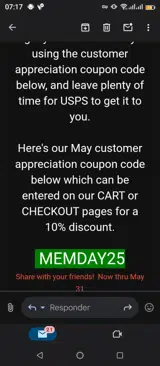 MEMDAY25 coupon verification screenshot