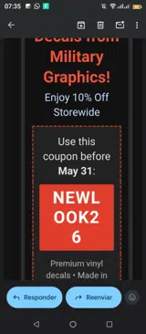 NEWLOOK26 coupon verification screenshot