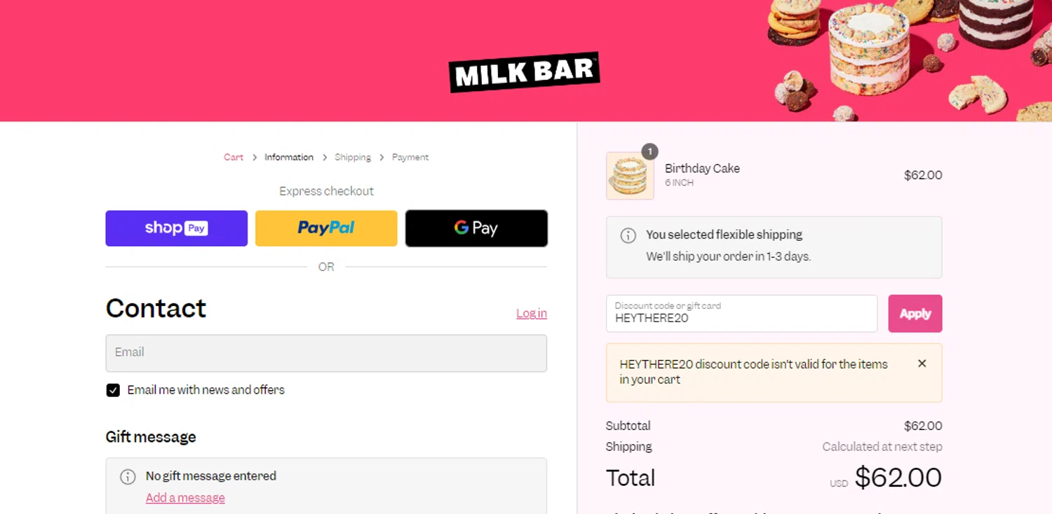 Milk Bar Promo Codes 20 Off July 2024