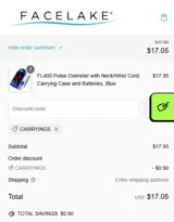 Carrying5 coupon verification screenshot