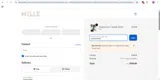 Mille coupon verification screenshot