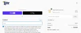 LITE15 coupon verification screenshot