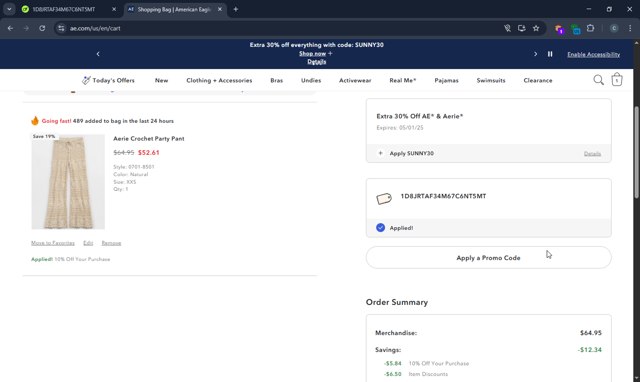 Milton And King checkout page showing Milton And King coupon code box | Screenshot taken by SimplyCodes community member on Apr 30, 2025