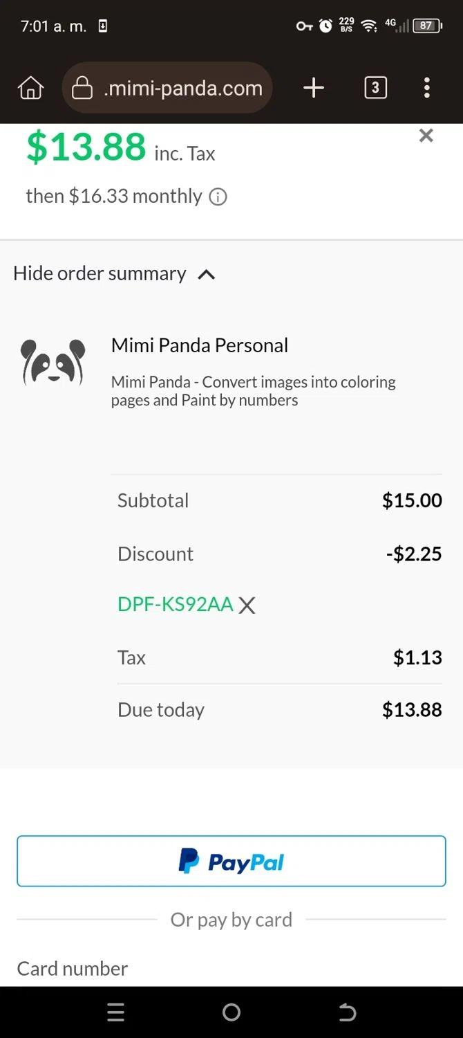 how to use Mimi Panda coupons