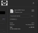 MDW2026 coupon verification screenshot