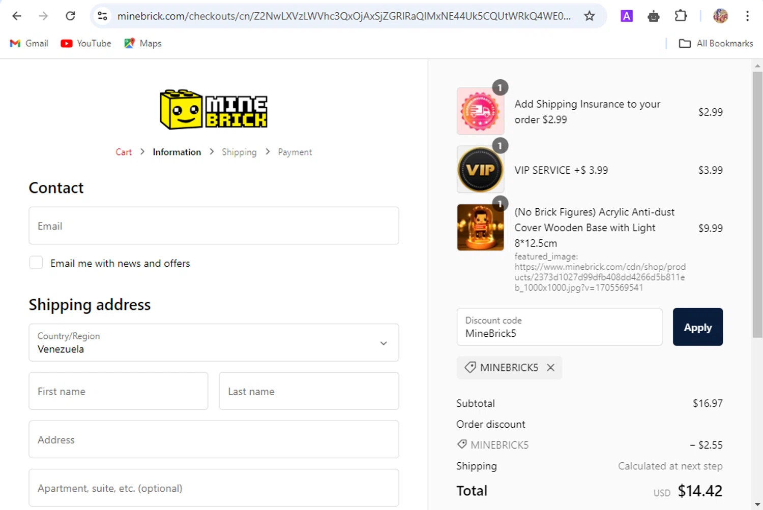 how to use MineBrick coupons