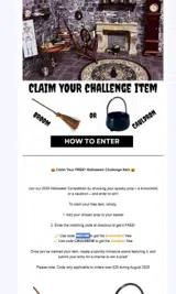CAULDRON coupon verification screenshot