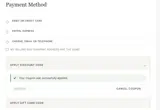 SPEND50 coupon verification screenshot