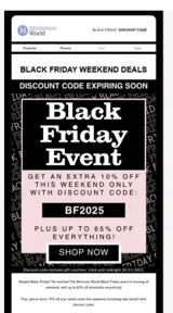 BF2025 coupon verification screenshot