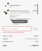 MiniNail coupon verification screenshot
