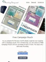 FREEPOUCH coupon verification screenshot