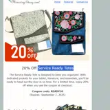 READY20 coupon verification screenshot