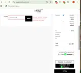 Minit Fashion coupon verification screenshot