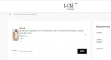 Minit Fashion coupon verification screenshot