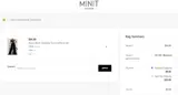 Minit Fashion coupon verification screenshot