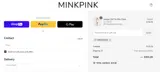 MINKPINK20 coupon verification screenshot