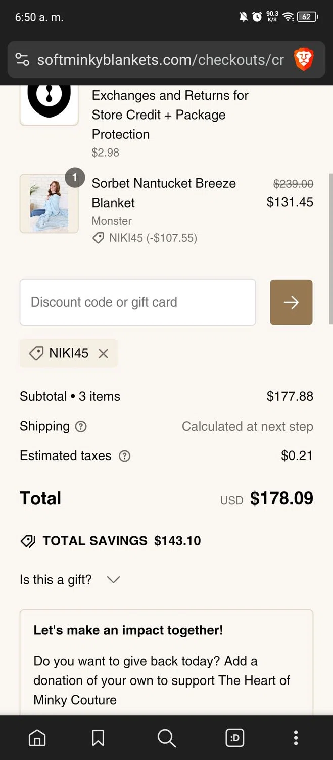 how to use Minky Couture coupons