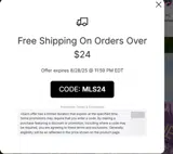 MLS24 coupon verification screenshot