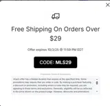 MLS29 coupon verification screenshot