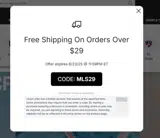 MLS29 coupon verification screenshot