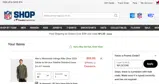 Minnesota Vikings coupon verification screenshot