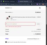 Extra30off coupon verification screenshot