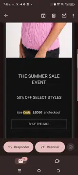 Lbd50 coupon verification screenshot