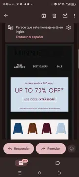 Extra30off coupon verification screenshot