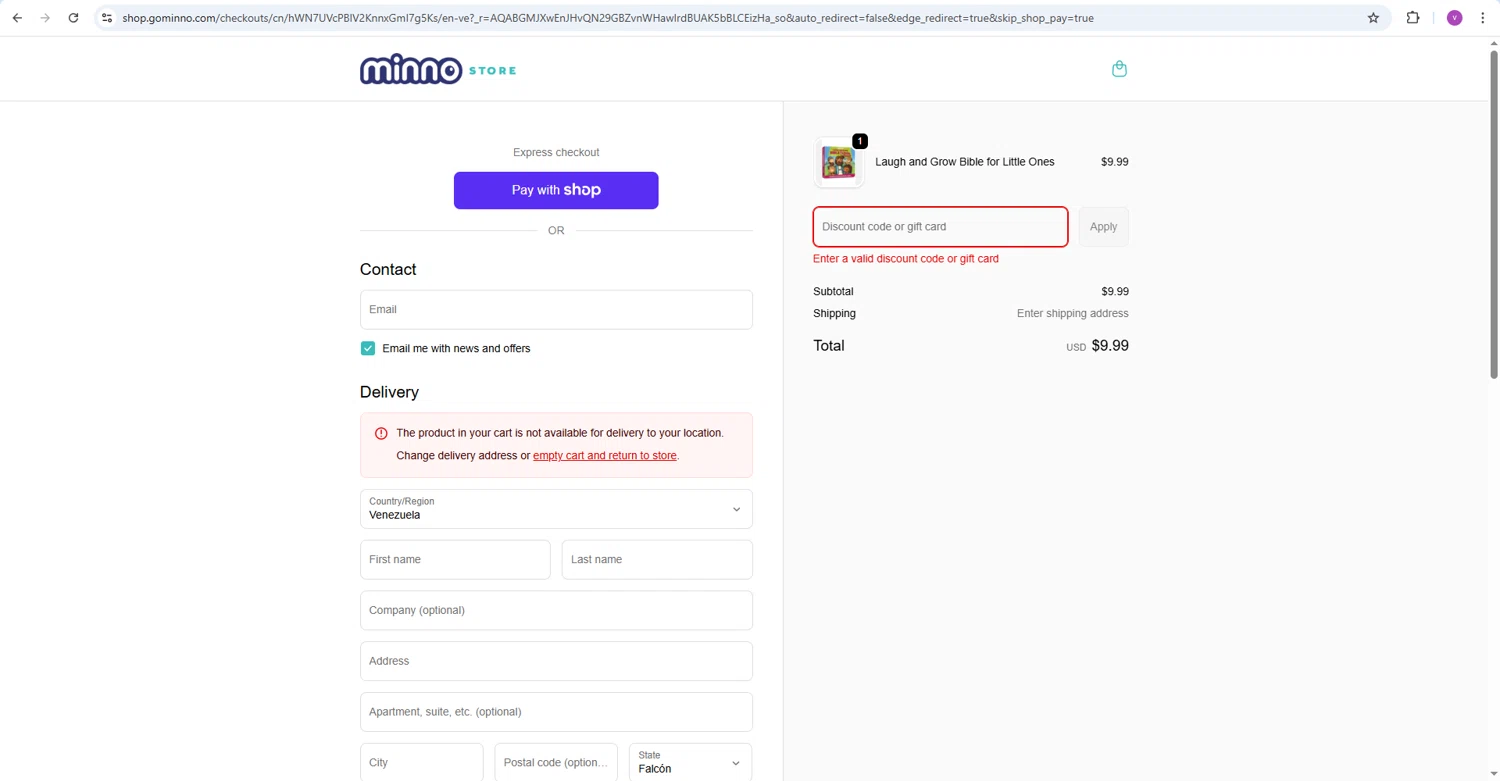 Minno promo code screenshot showing code RBG applied at Minno checkout page. Uploaded by SimplyCodes community member RINITOSHI on Jan 11, 2026