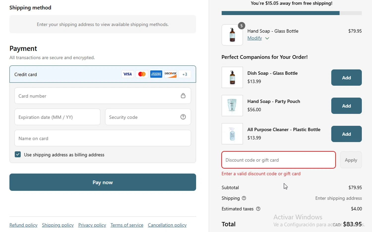 Mint Cleaning discount code screenshot showing code MINTDADDY20 applied at Mint Cleaning checkout page. Uploaded by SimplyCodes community member ligthYA on Jun 17, 2025